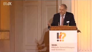 Agenda 2030 Club of Rome - Professor Dr. Dr. Dr. h.c. Franz Josef Radermacher - (2013)