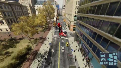 Spider-Man_ No Way Home - Raimi, MCU, TASM Spider-Man Web Swinging Together (Spider-Man PC Mods)