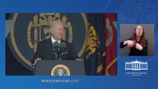 President Biden Addresses the U.S. Naval Academy’s Class of 2022 Graduation & Commissioning Ceremony