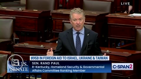 Blaze News - Rand Paul Goes OFF over Ukraine Funding: 'We are Flat Out of Cash!'