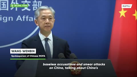 China condemns NATO chief for 'baseless accusations and smear attacks' - MOFA spox (Ruptly Video)