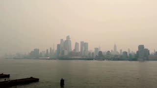 New York City blanketed in smoke