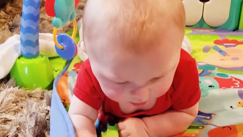 Baby and Cat Fun and Cute Funny Baby Video
