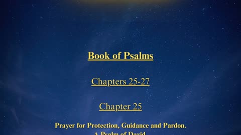 Christian Meme Video: Psalms Chapters 25 to 27 (03/17/2024)