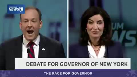 New York Democrat Gov. Kathy Hochul told Zeldin: “why [talking about crime] is so important to you.”