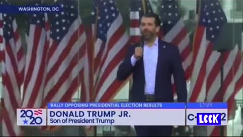 Trump Son"Speaks*Before Inauguration Ceremony