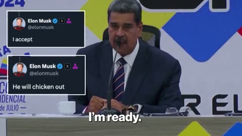 Venezuelan President Maduro challenged Elon Musk to a Fight and Elon accepted.