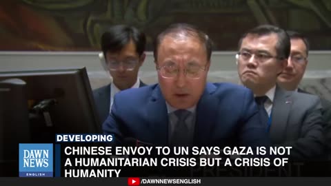 Enough Is Enough, Says Chinese Envoy To UN At UNSC | Israel Gaza | Dawn News English