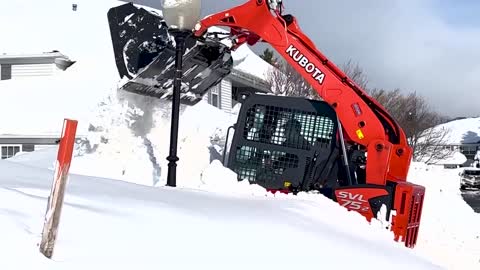 New York state residents dig out after heavy snowstorm