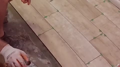 master bath tiling bathroom floor high angle
