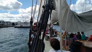 Family sets sail on Toronto tall ship