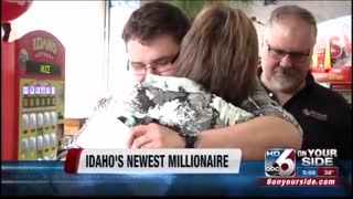 Lottery winner describes his "freak-out" moment