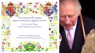 What does King Charles' coronation invite look like?