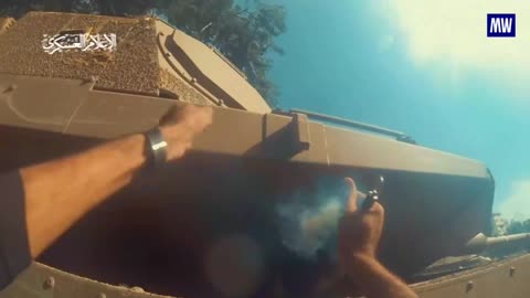 Watch the destruction of an Israeli tank