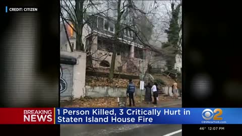 Deadly fire reported on Staten Island
