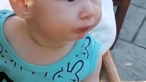 Baby eating Lemon for the first time #3