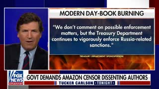 Tucker Carlson rips Amazon's modern-day book burning