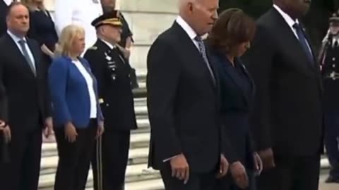 Biden on Memorial Day: Confusion, yawning and not knowing how to salute.