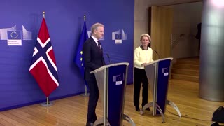 Von der Leyen says wants to end dependency on Russian gas