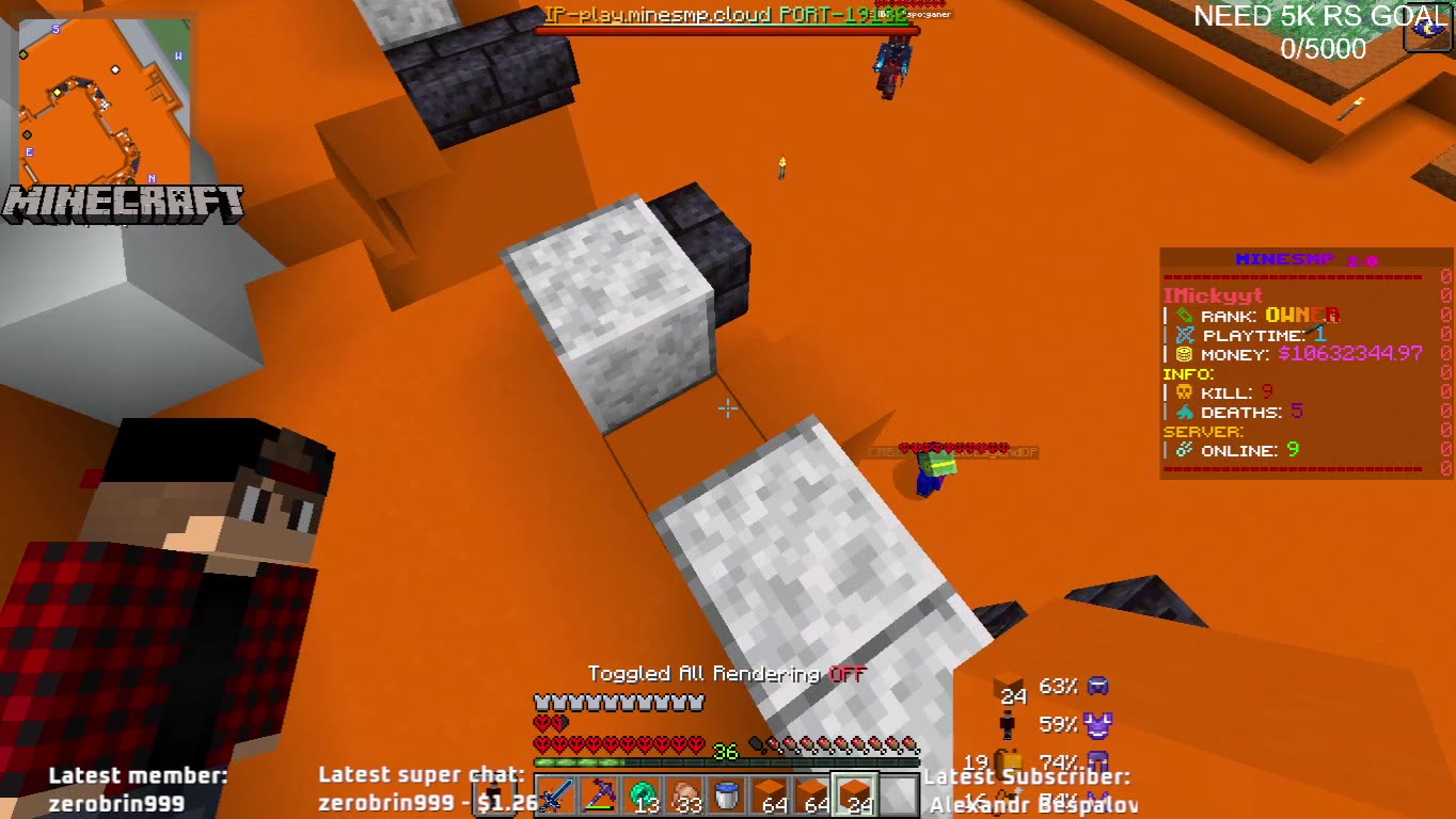 Minecraft Live Stream Public Smp day 1 Java+Bedrock 24/7 Join.SMP With