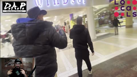 DAP catch REACT to a pred caught in Flint MI. inside a mall!