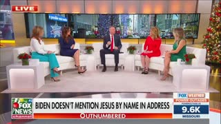 'Not Mentioning Christ': Fox Panel Erupts Over Biden Christmas Speech