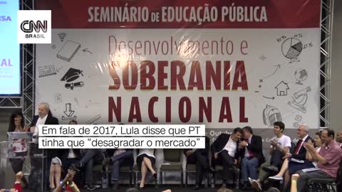 Redes resgatam fala de Lula contra o mercado: "Tem que desagradar"