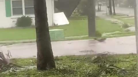 Hurricane Ian Tears Roof Apart from Fort Myers Home