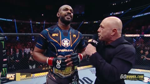 "I gotta give thanks to my Lord and savior Jesus Christ!" - Jon Jones