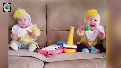 Best Twin Baby Funny Videos compilation !