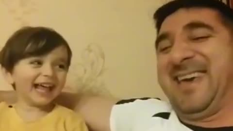 Funny video||new latest funny video||DAD and son Love 😘