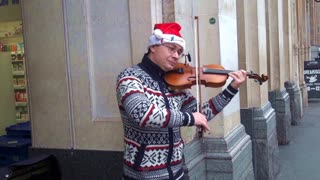 siergiej busker Busking in London in 2016