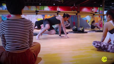 Animal Flow Yoga Class at Ucommune | Asia Largest Co-working Space Operator