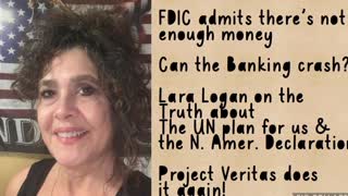 1/20/2023 FDIC admits not enough $, can Banks crash? Border invasion -UN Plan to create new govt.