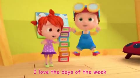 The Days of the Week Song | CoComelon Nursery Rhymes & Kids Songs