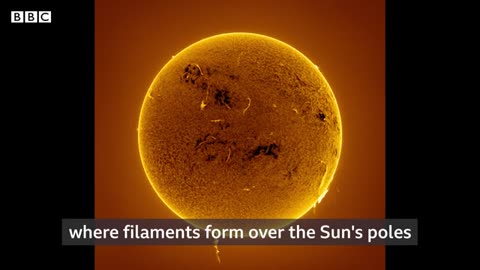 Stunning photos show the Sun like never before _ BBC News