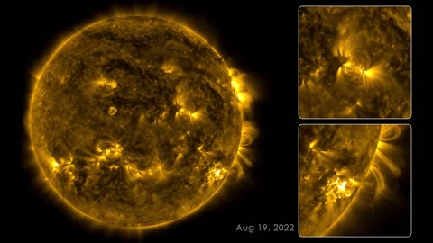 133 days recording of sun surface by NASA part 1/11 series