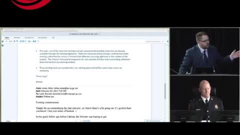 RCMP Commissioner said in email she had not exhausted all options day before emergency act invoked
