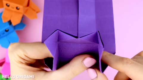 Jumping Paper Octopus Origami | DIY Fidget Toy Tutorial