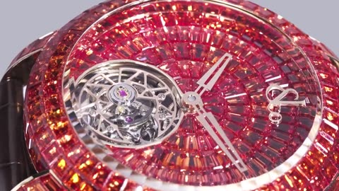 The Jacob & Co. Caviar Tourbillon Orange Sapphires