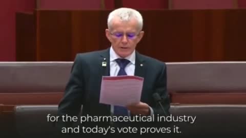 Aussie Senator Rips Into Medical Establishment Over Whistleblower