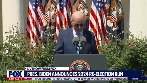Biden announces run for White House again in 2024 _ LiveNOW