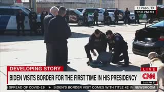 CNN: “It looks like [Biden]’s getting a little bit of a show-and-tell there from border officials.”