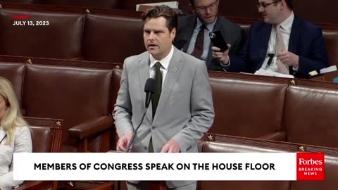 Matt Gaetz Introduces An Amendment To Halt Ukraine War Funding