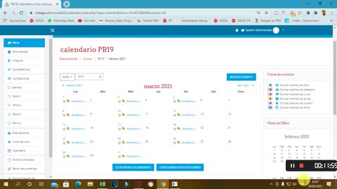 Uso de la herramienta "ASISTENCIA" Plataforma educativa MOODLE