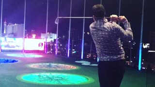 Alex Golfing