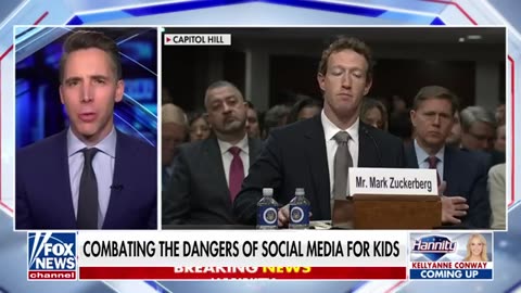 Josh Hawley gets Mark Zuckerberg to apologize