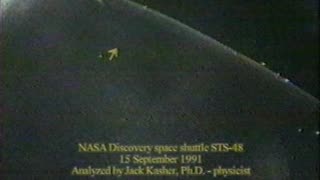 NASA Discovery space shuttle films UFO 9.15.1991