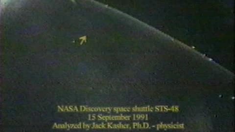 NASA Discovery space shuttle films UFO 9.15.1991