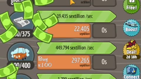 Adventure Capitalist - Earth - From 98.6 trillion to 1.115 Quadrillion Angel Investors - August 2024